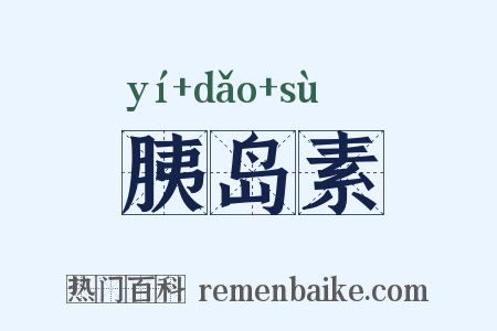 胰岛素是什么意思的图片